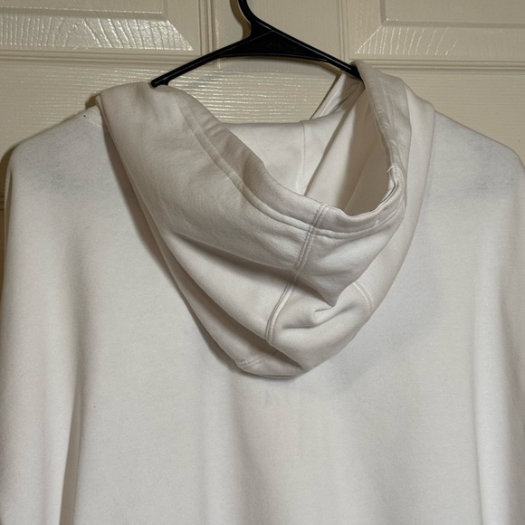 Adidas White Hoodie with Black Stripes size 3X - Picture 8 of 8